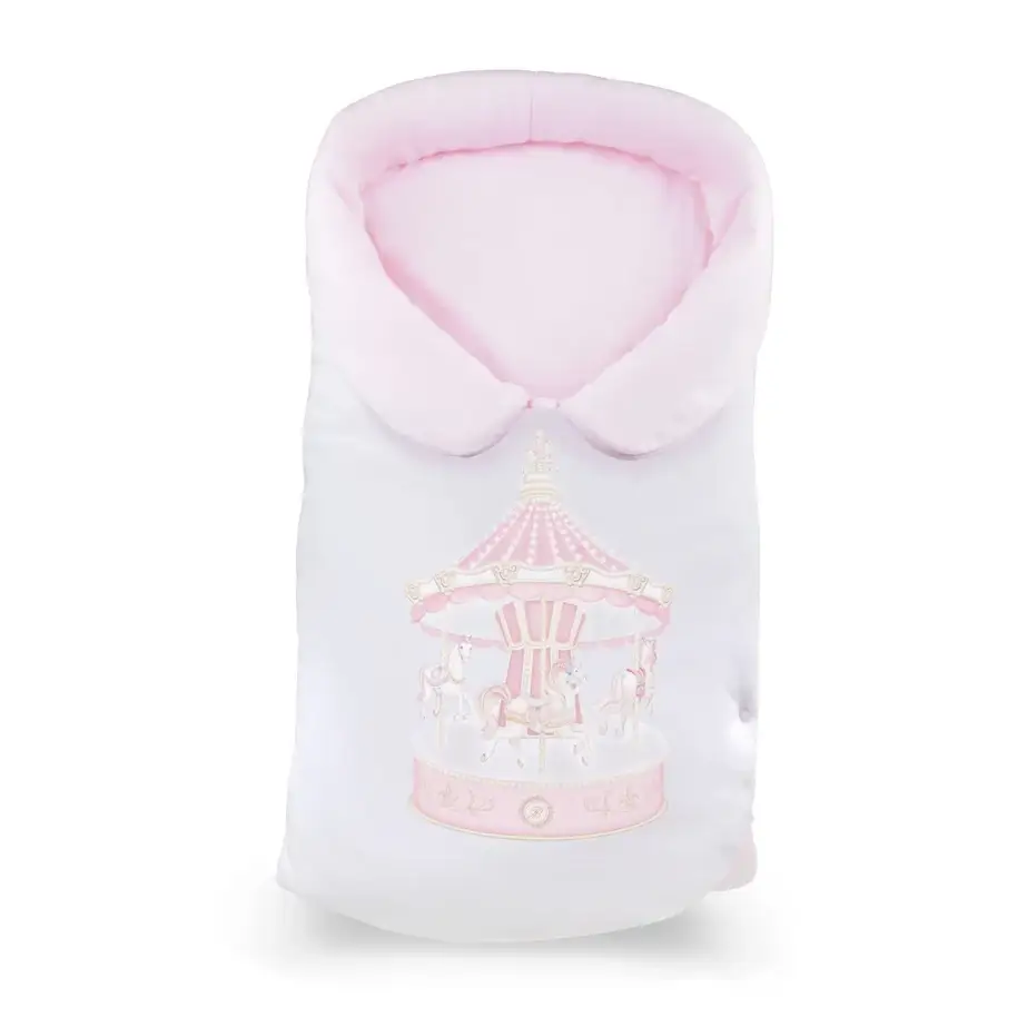 Baby First Baby Nest – Carousel Theme Pink