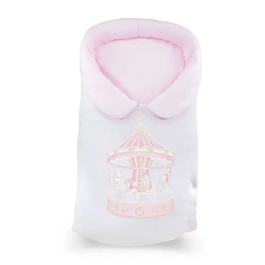 Baby First Baby Nest – Carousel Theme Pink