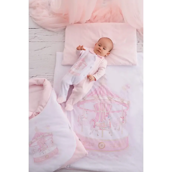 Baby First Baby Nest – Carousel Theme Pink
