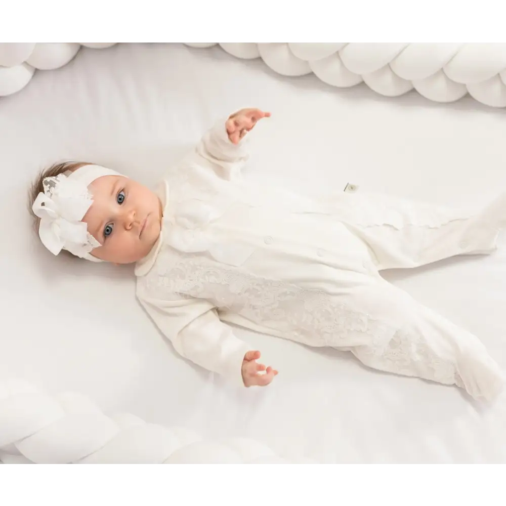 Baby First Oliwia Cream Babygrow