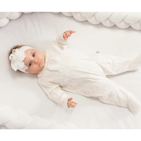 Baby First Oliwia Cream Babygrow