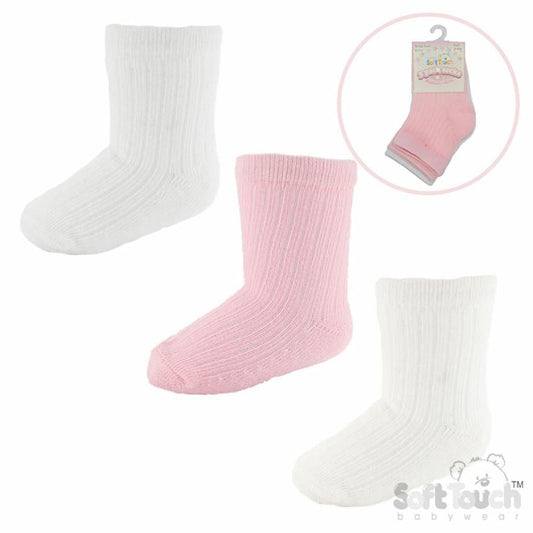 Baby Girl's Triple Pack Of Socks General soft touch   