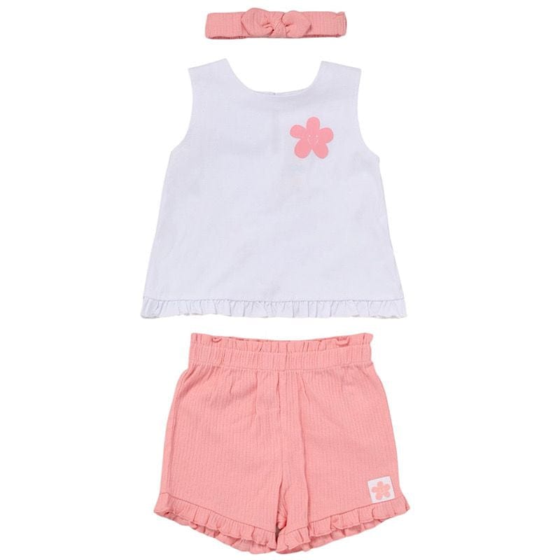 Baby Girls Crepe Shorts Outfit & Headband General Lily & Jack