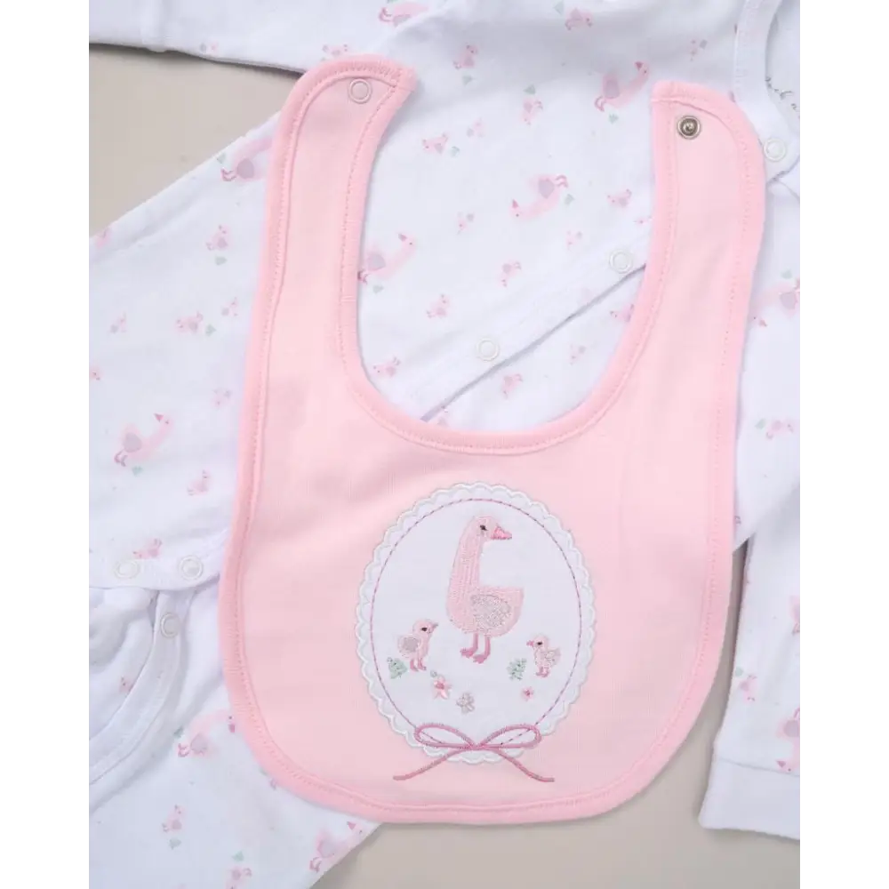 Baby Girls Goose 5 Piece Layette Set including Gift Bag rock a bye baby