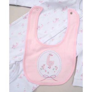 Baby Girls Goose 5 Piece Layette Set including Gift Bag rock a bye baby