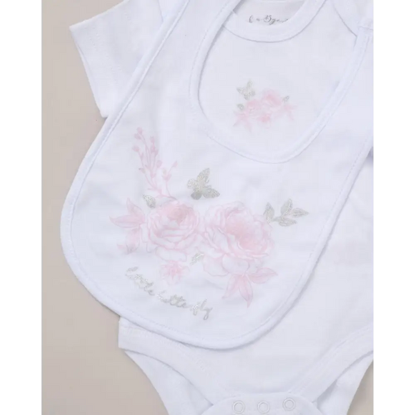 Baby Girls Little Butterfly 5 Piece Layette Set