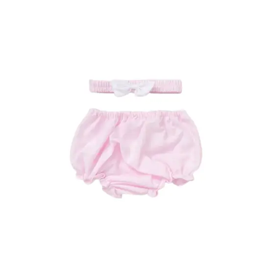 Baby Girls Pink Lace and Bows Dress Set General rock a bye baby