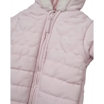 Baby Girl's Pink Padded Snowsuit - Baby Pink General rock a bye baby   