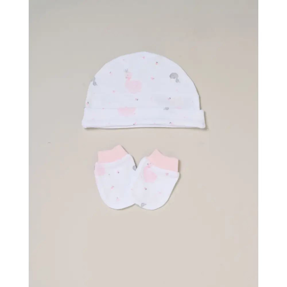 Baby Girls Swan Memory Book 6 Gift Set