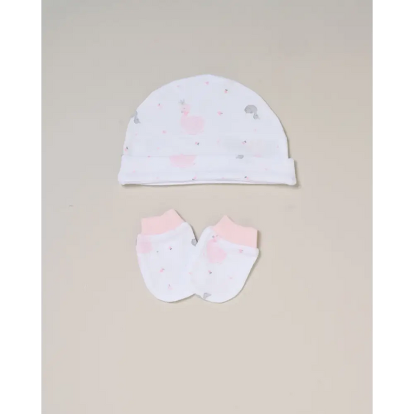 Baby Girls Swan Memory Book 6 Gift Set