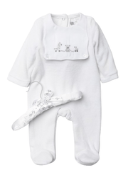 Baby Ivory Toy Box Sleepsuit
