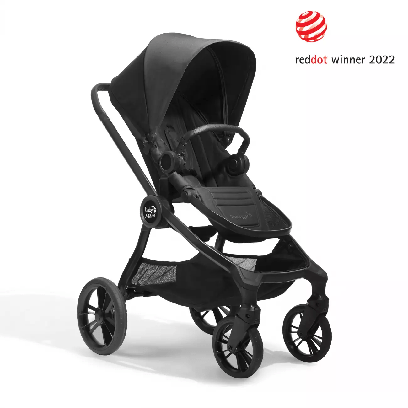 Baby Jogger City Sights Stroller Bundle Rich Black Compact and Red Dot Design Award Winner Baby Boutique UK