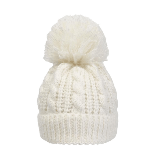 Baby Knitted Cream Cable Knit Hat General soft touch   