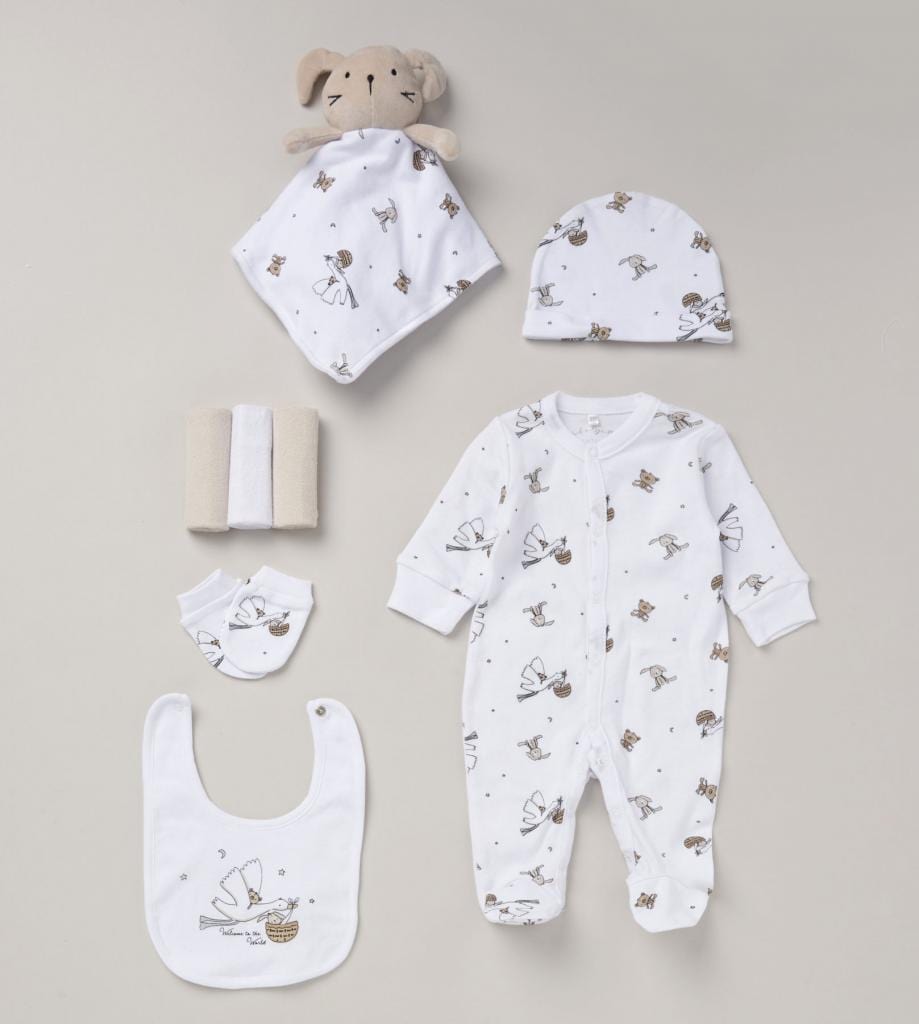 Baby Layette Set 8 Piece Welcome Set General Rock a Bye Baby   