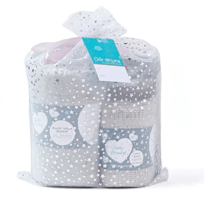 Baby Shower Gift Set - Grey  Clair De Lune   