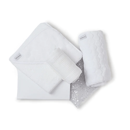 Baby Shower Gift Set - White  Clair De Lune   