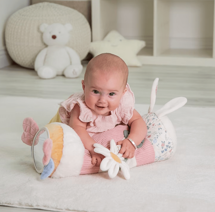 Baby Tummy Time Roller - Rose & Ivy Red Kite