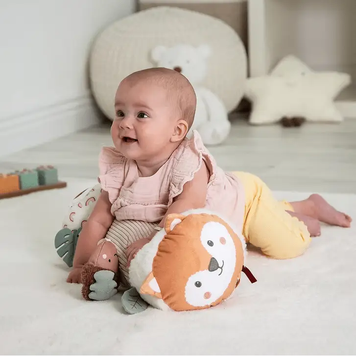 Baby Tummy Time Roller - Woodland Walks Red Kite