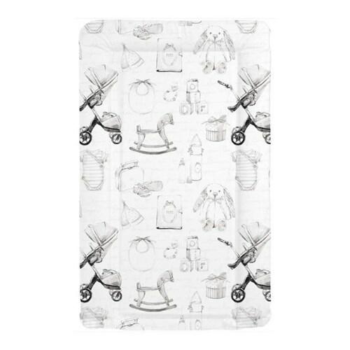 Baby Vintage Style Changing Mat - Grey General MollyDoo   