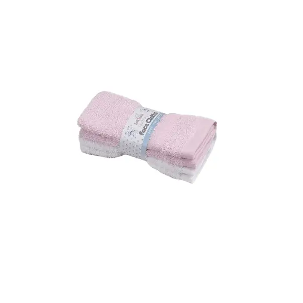 Baby Wash Cloth  Soft Touch Pink  