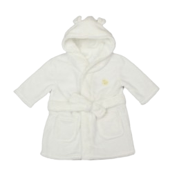 Baby White Bear Dressing Gown General Watch Me Grow   