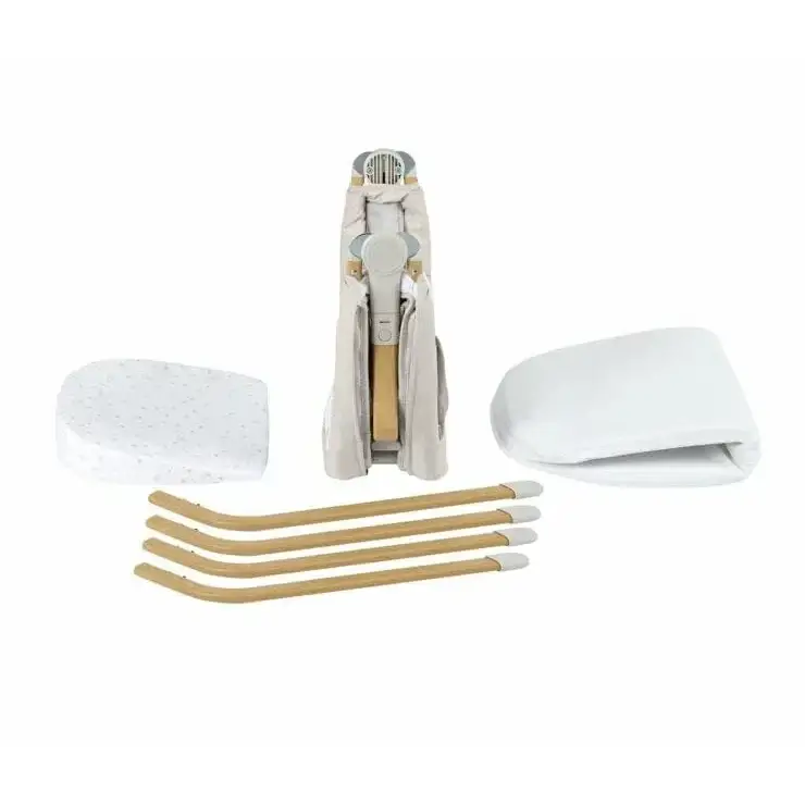 BabyMore Air Motion Gliding Crib - Cream Babymore