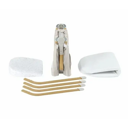 BabyMore Air Motion Gliding Crib - Cream Babymore