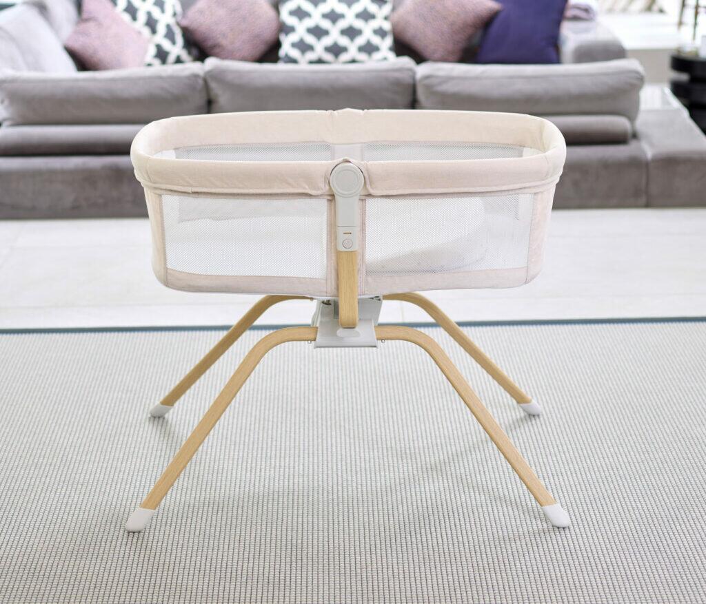 BabyMore Air Motion Gliding Crib - Cream  Babymore   