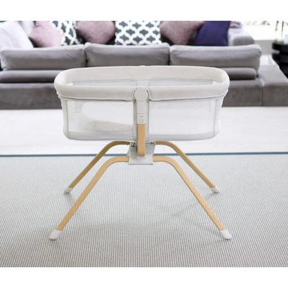 BabyMore Air Motion Gliding Crib - Light Grey  Babymore   