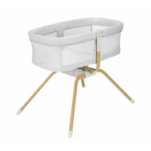 BabyMore Air Motion Gliding Crib - Light Grey Babymore