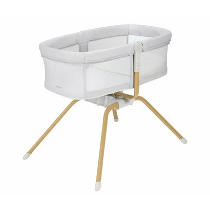 BabyMore Air Motion Gliding Crib - Light Grey Babymore