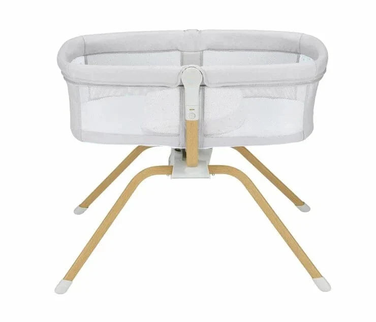 BabyMore Air Motion Gliding Crib - Light Grey Babymore