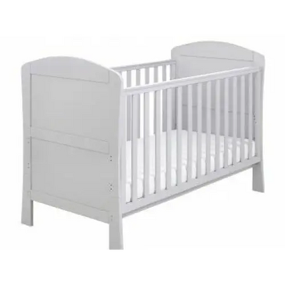 Babymore Aston Cot Bed In Grey - Drop Side Cot Bed  Babymore   