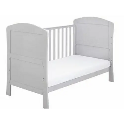 Babymore Aston Cot Bed In Grey - Drop Side Cot Bed  Babymore   