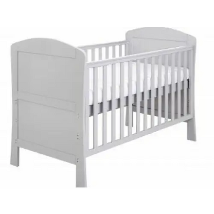 Babymore Aston Cot Bed In Grey - Drop Side Cot Bed  Babymore   
