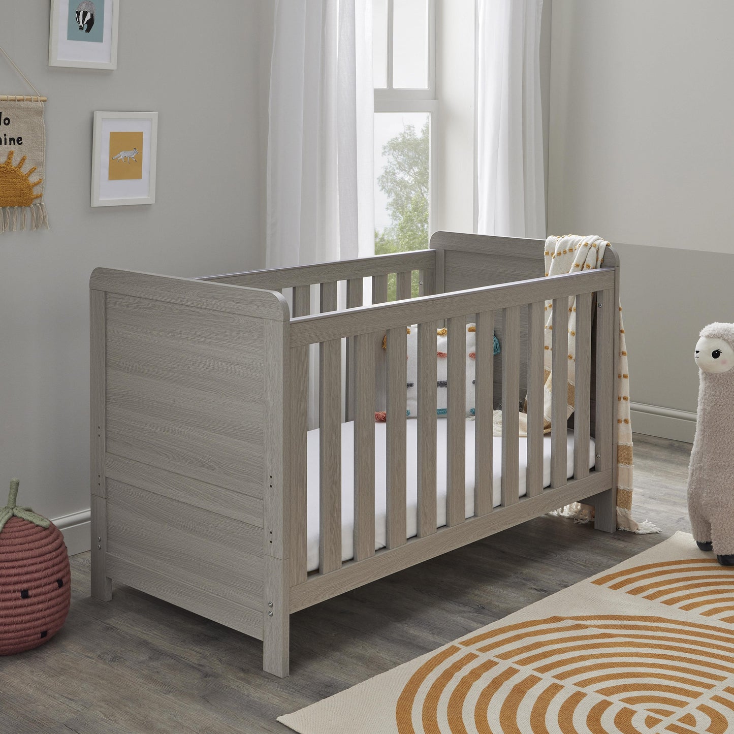 Babymore Caro 2 Piece Nursery Room Set - Grey Wash  Babymore   