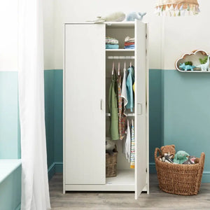 Babymore Caro 3 Piece Nursery Room Set - White Wash Babymore