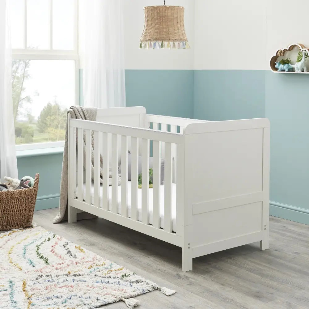 Babymore Caro 3 Piece Nursery Room Set - White Wash Babymore