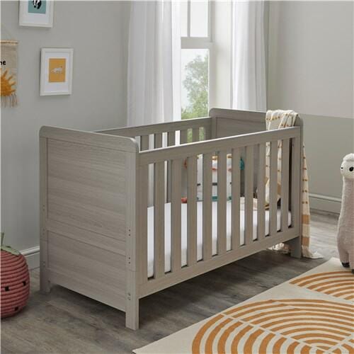 Babymore Caro Cot Bed - Grey Wash  Babymore   