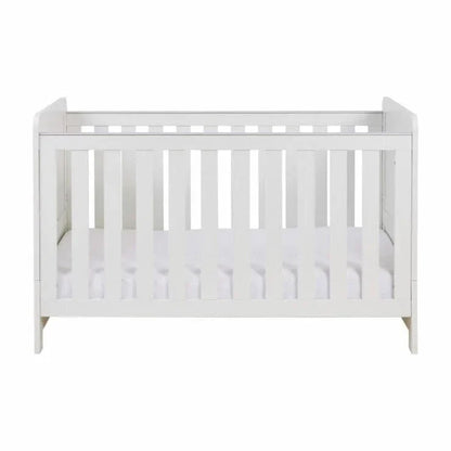 Babymore Caro Cot Bed - White Wash Babymore