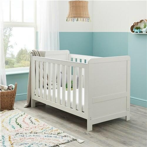 Babymore Caro Cot Bed - White Wash  Babymore   