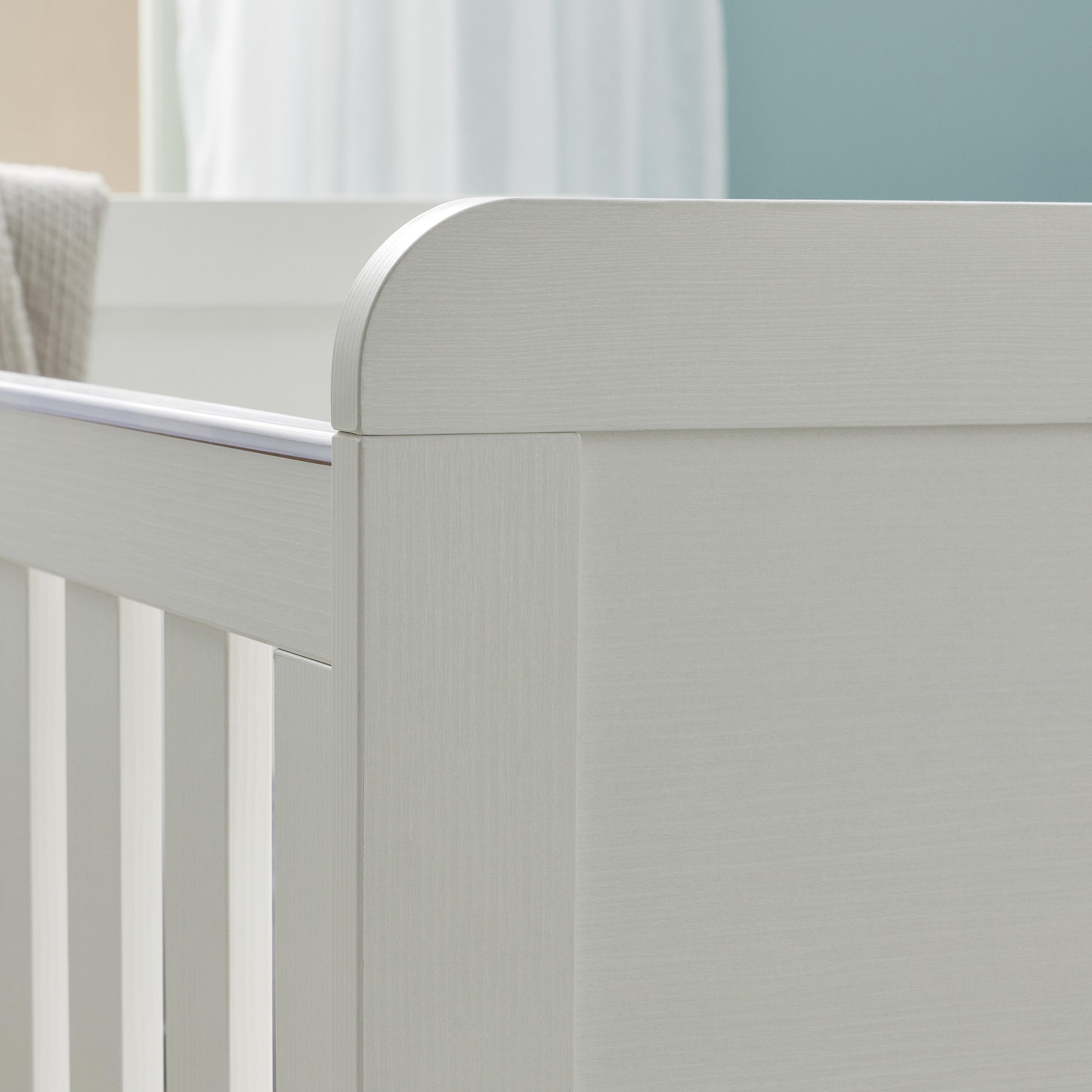 Babymore Caro Cot Bed - White Wash  Babymore   