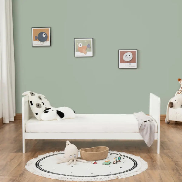 Babymore Caro Urban Cot Bed - White General BabyMore