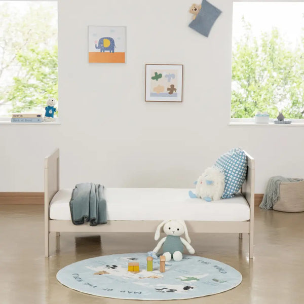 Babymore Caro Urban Mini Cot Bed - Cashmere General BabyMore
