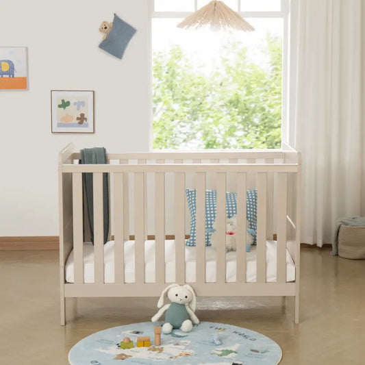 Babymore Caro Urban Mini Cot Bed - Cashmere General BabyMore