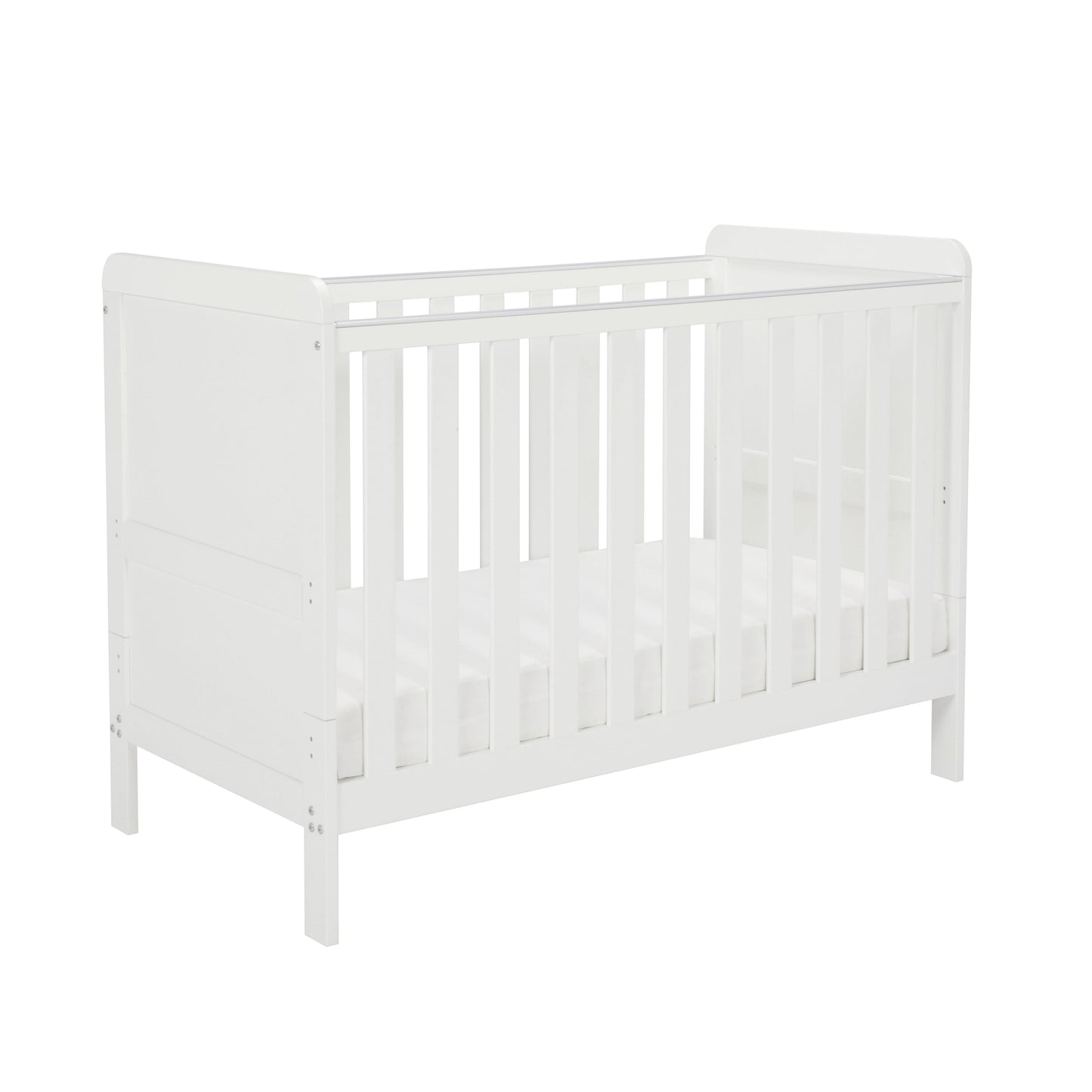 Babymore Caro Urban Mini Cot Bed - White General BabyMore