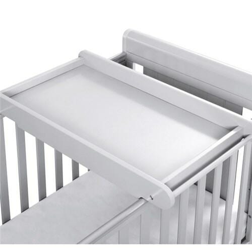 BabyMore Cot bed Top Changer with Towel Rail - Grey  Babymore   