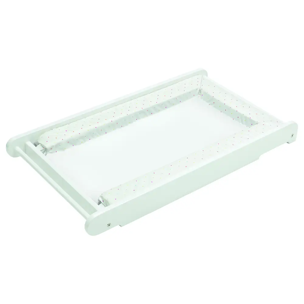 BabyMore Cot bed Top Changer with Towel Rail - White  Babymore   