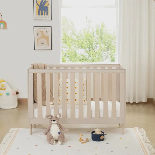 Babymore Dante Mini Cot Bed - Cashmere BabyMore