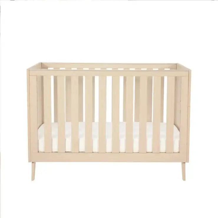 Babymore Dante Mini Cot Bed - Natural BabyMore